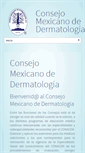 Mobile Screenshot of consejomexicanodermatologia.org.mx
